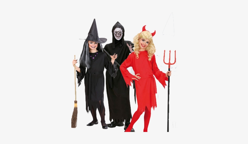 Mens Halloween - Sancto International Black Witch Costume, transparent png download