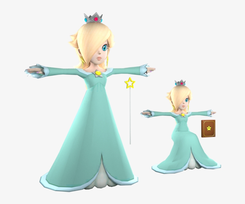 Download Zip Archive - Super Mario Galaxy Rosalina Model, transparent png download