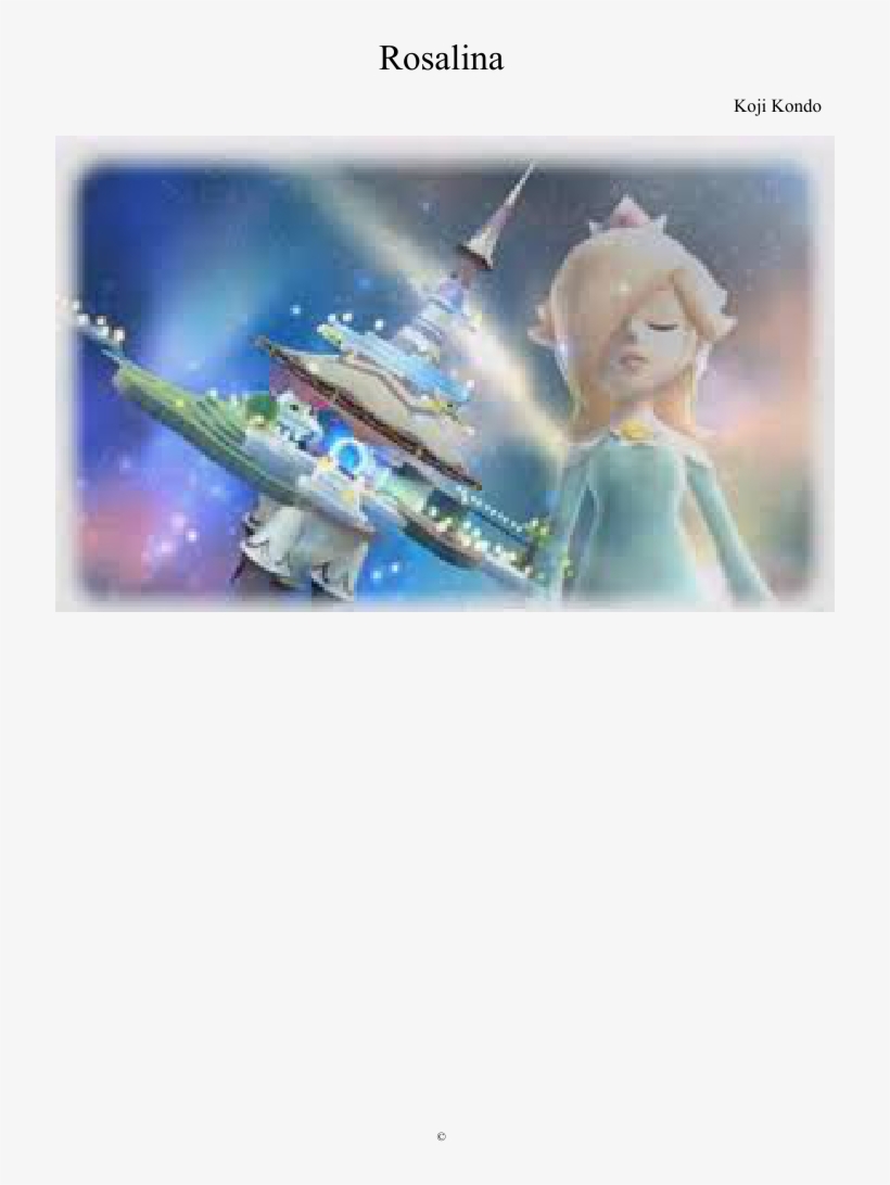 Rosalina In The Observatory - Missile, transparent png download