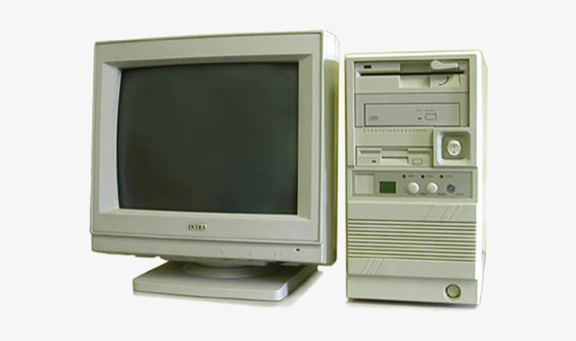 Da População Utilizando Tecnologias Ultrapassadas E - 1990's Computer, transparent png download