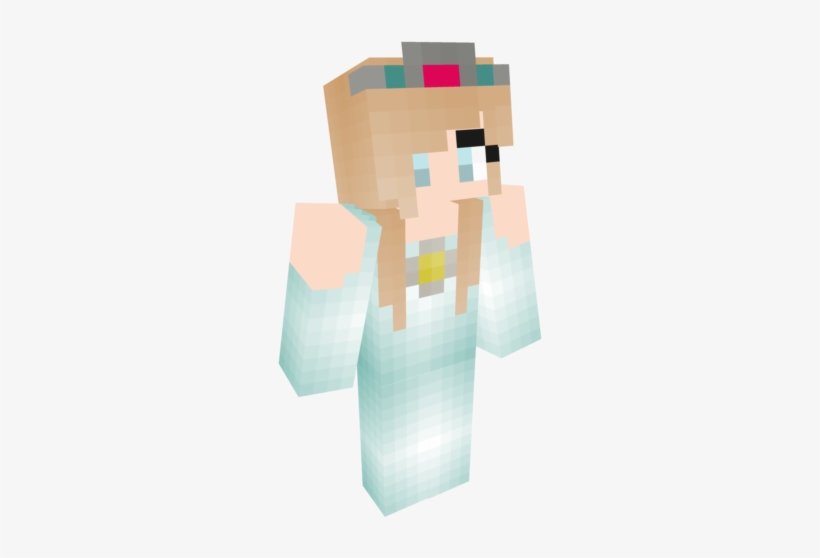 Dpbazmpng - Rosalina Mario Minecraft Skin, transparent png download
