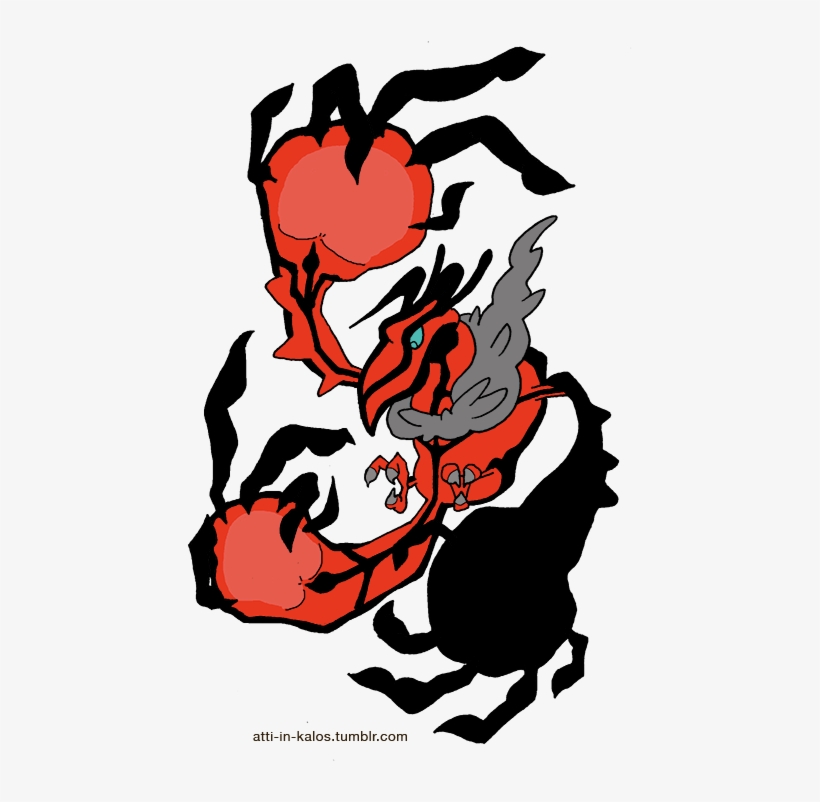 Yveltal - Illustration, transparent png download