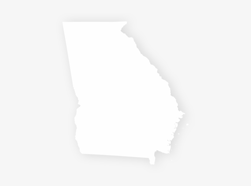 Georgia - Map Of Georgia Counties, transparent png download
