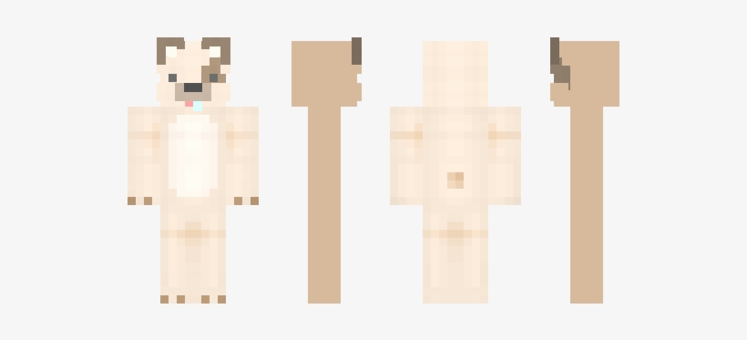 Minecraft Skin Catboy - Minecraft, transparent png download