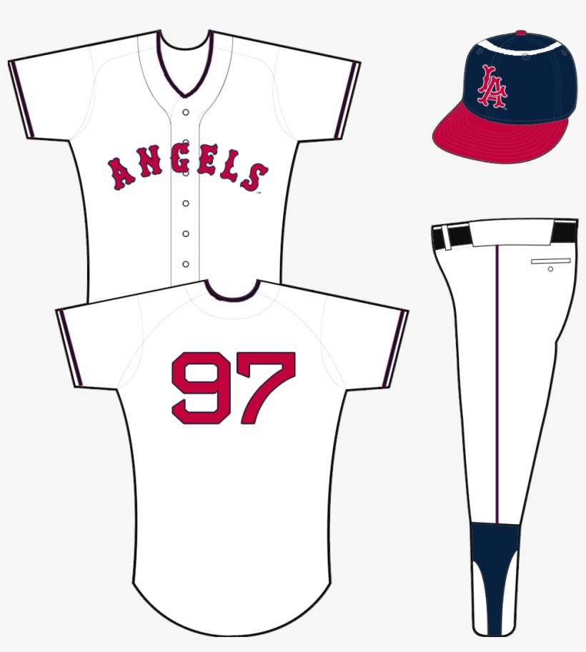 Los Angeles Angels Of Anaheim - Chicago Cubs Home Uniform, transparent png download