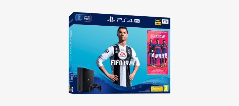 Ps4 Slim Fifa 19, transparent png download