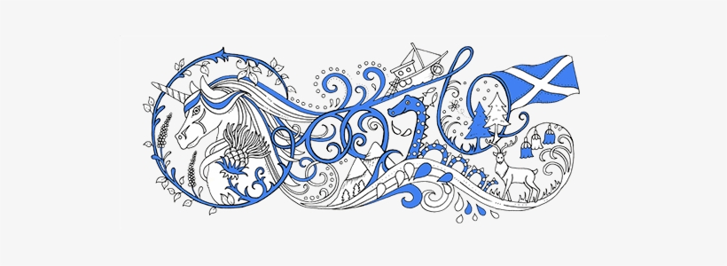 The Date Is Being Marked By A Google Doodle But Who - St Andrew's Day Google, transparent png download