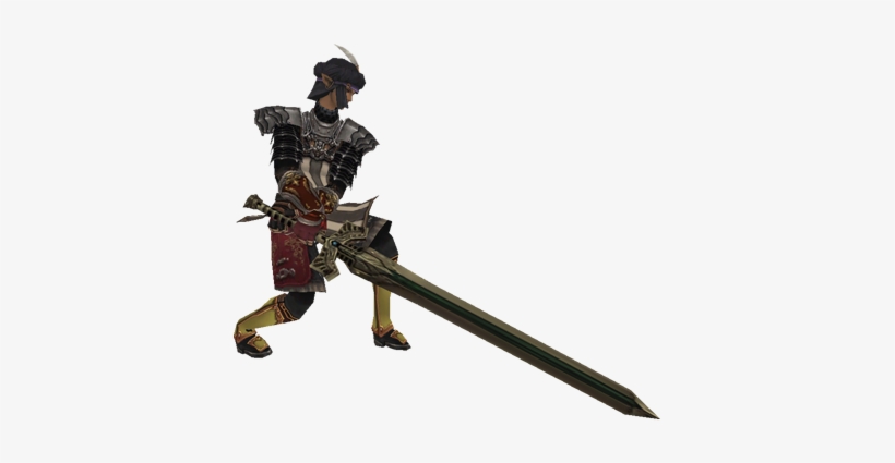 Fashion Shot - Ffxi Greatsword, transparent png download