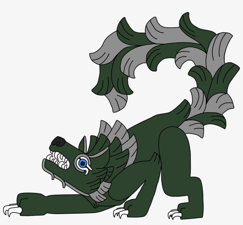 Maya Style Wolf - Cartoon, transparent png download
