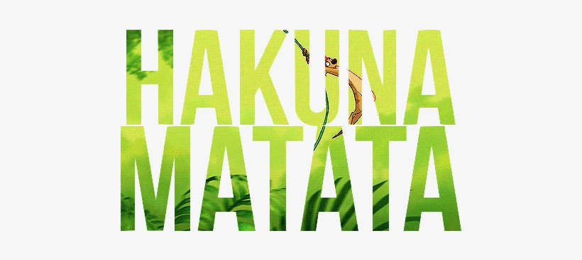 Hakuna Matata, Gif, And Disney Image - Hakuna Matata Retractable Id Badge Holder Reel - Medical, transparent png download