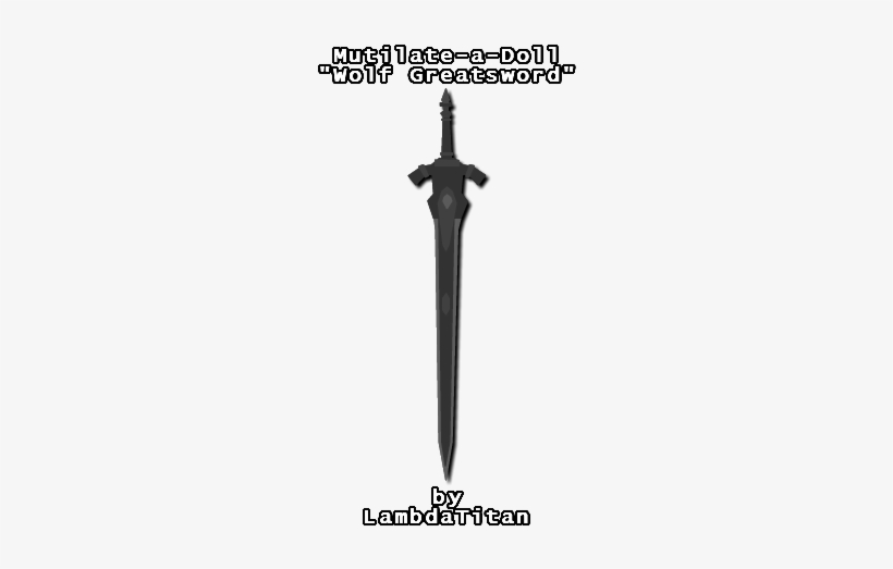 Mad Lab - Wolf Greatsword - Sword, transparent png download