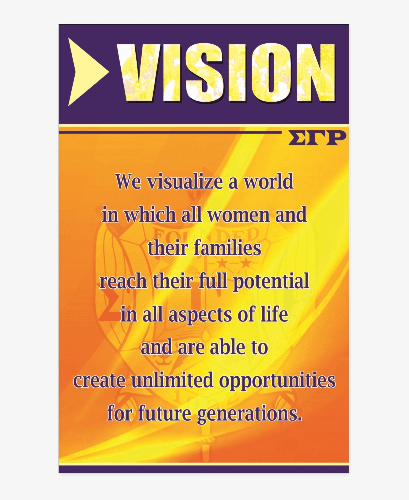 Sigma Gamma Rho Vision Wall Art - Art, transparent png download