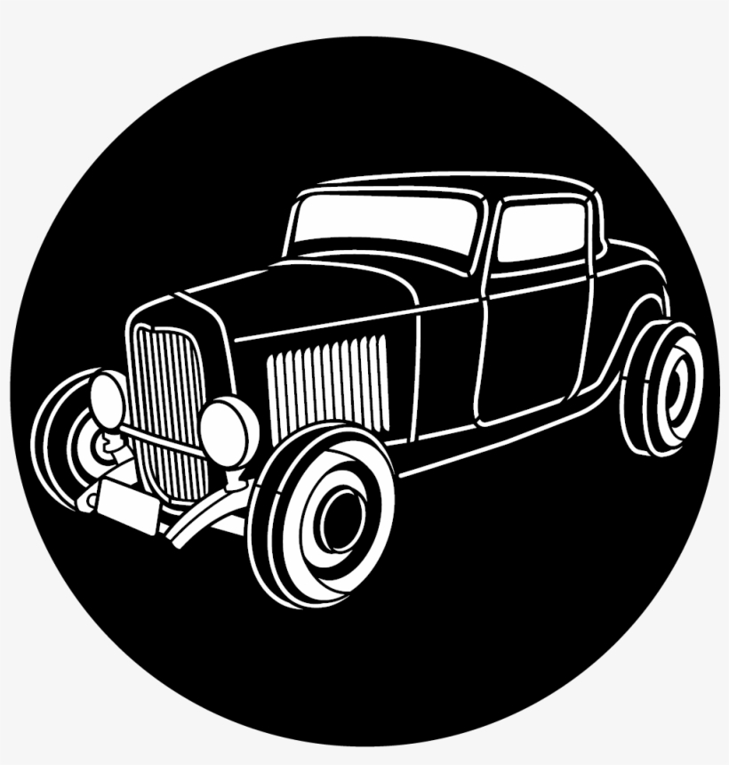 Apollo Design Me-9105 Vintage Ride Steel Pattern - Black Circle, transparent png download