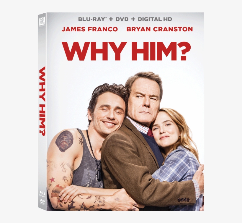 Why Him Was Directed By John Hamburg, Produced By Shawn - 20th Century Fox Why Him [blu-ray], transparent png download