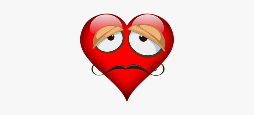 Emoji, Emojicon, Emojis, Heart - Extravaganter Gelber Smiley Mit Rohr Und Dem Mousepads, transparent png download