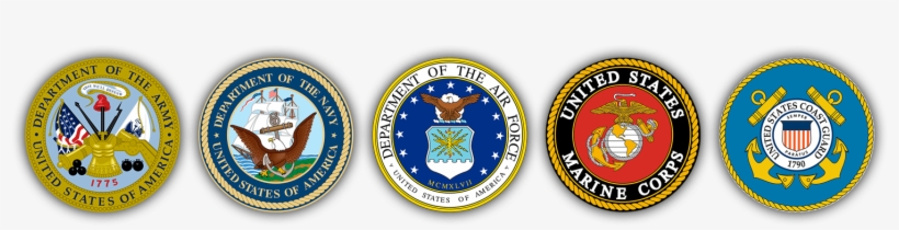 We Want To Give Back To Those Who Have Given So Much - Branches Of Military Seals, transparent png download