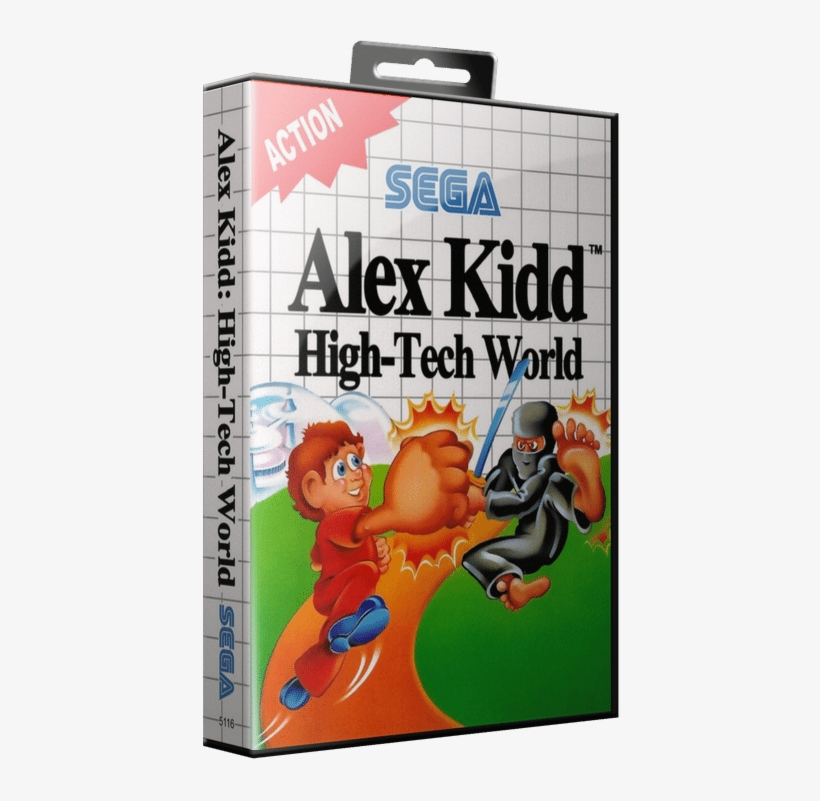 Boxart Is Great For Your Front Ends On Cabinets, Such - Sega Alex Kidd In High-tech World, transparent png download