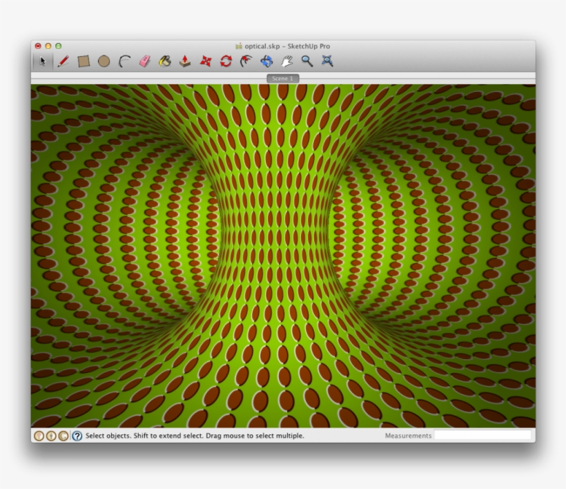 Optical Illusions In Sketchup - Sketchup Optical Illusion, transparent png download