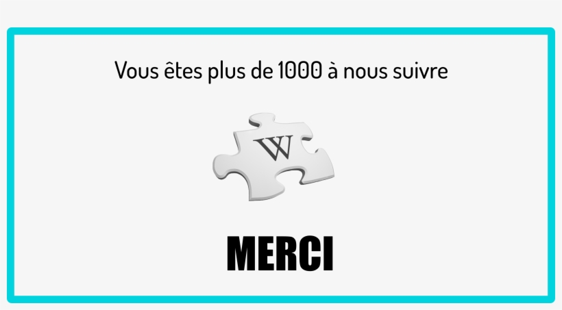 @wikipedia Fr 1000 Followers - Wikipedia, transparent png download