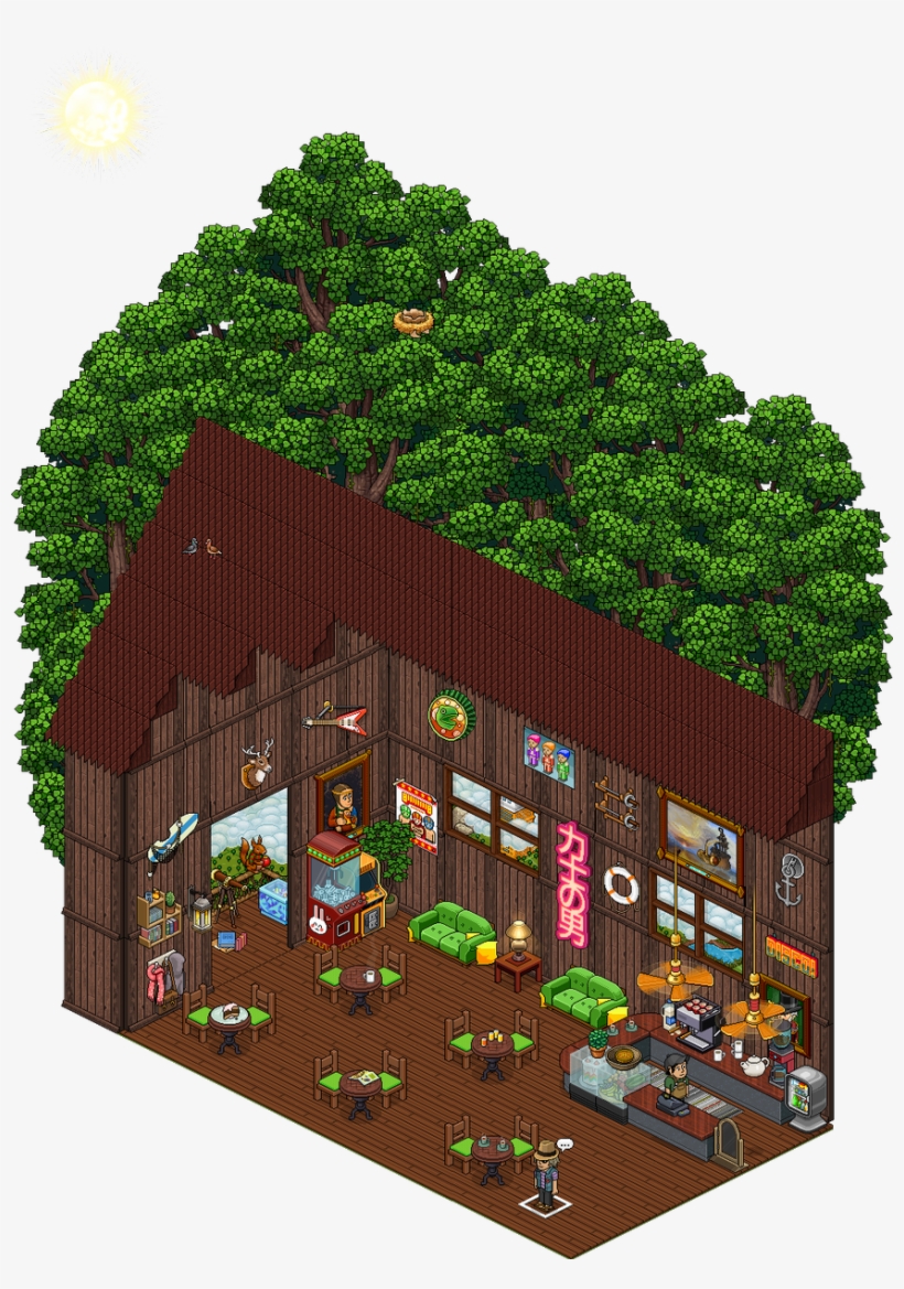 Аndrei 💬 On Twitter - Habbo Casa Del Arbol, transparent png download