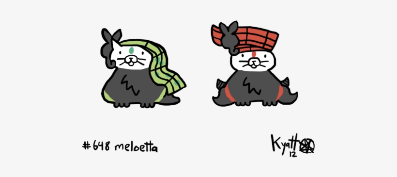New Impokédex - Meloetta - Pinterest, transparent png download