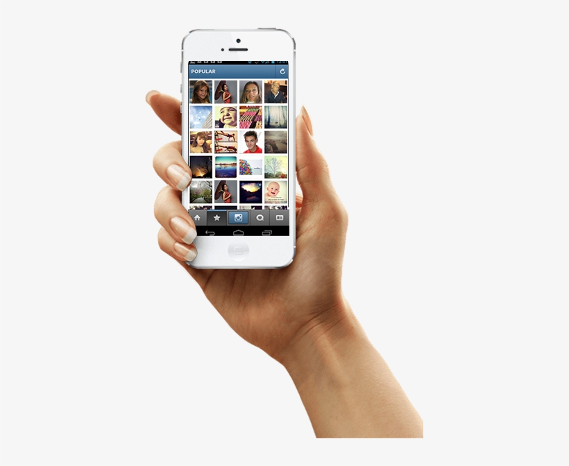 Buy 500 Instagram Followers - Mobile Phone, transparent png download