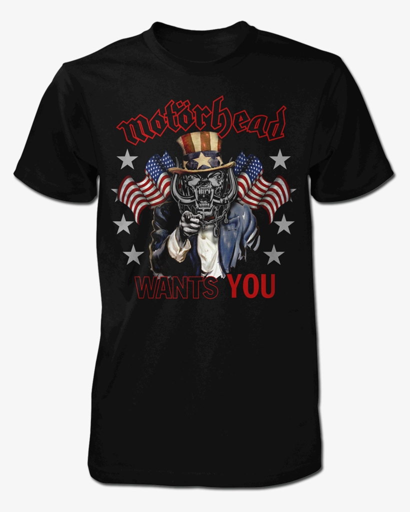 Motorhead Wants You T-shirt - Motorhead America Shirt, transparent png download