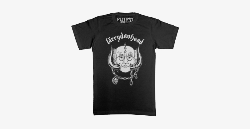 Larrydavhead T-shirt From Shirts And Destroy - Larry David Motorhead T Shirt, transparent png download