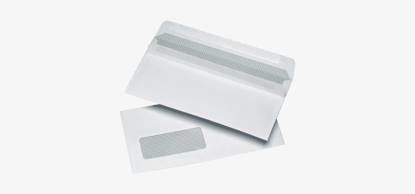 1000 White Dl Windowed Self Seal Envelopes (110mm X - 1000 White Dl Windowed Self Seal Envelopes, transparent png download