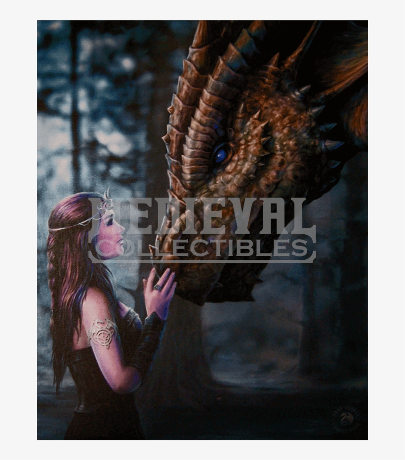Once Upon A Time Canvas Art Print By Anne Stokes - Once Upon A Time Canvas Print By Anne Stokes, transparent png download