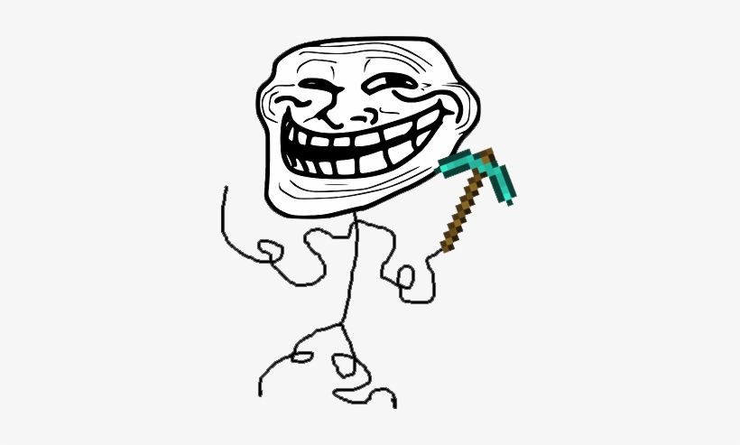 sad troll face 128x128 Minecraft Skin