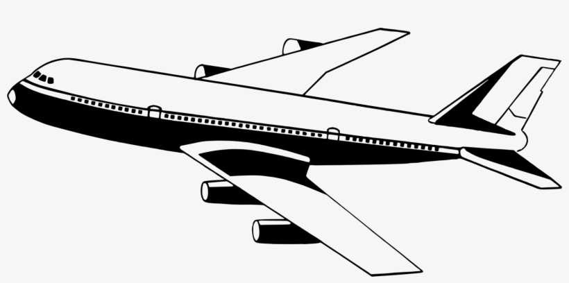 Airplane Jet Aircraft Aviation Download - Aeroplane Images Clip Art, transparent png download