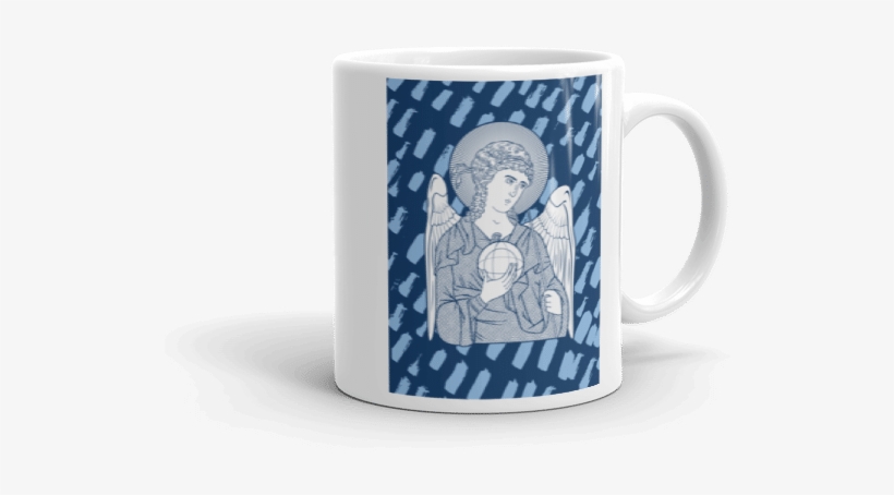 Saint Archangel Michael Blue Texture Version Mug - Michael, transparent png download