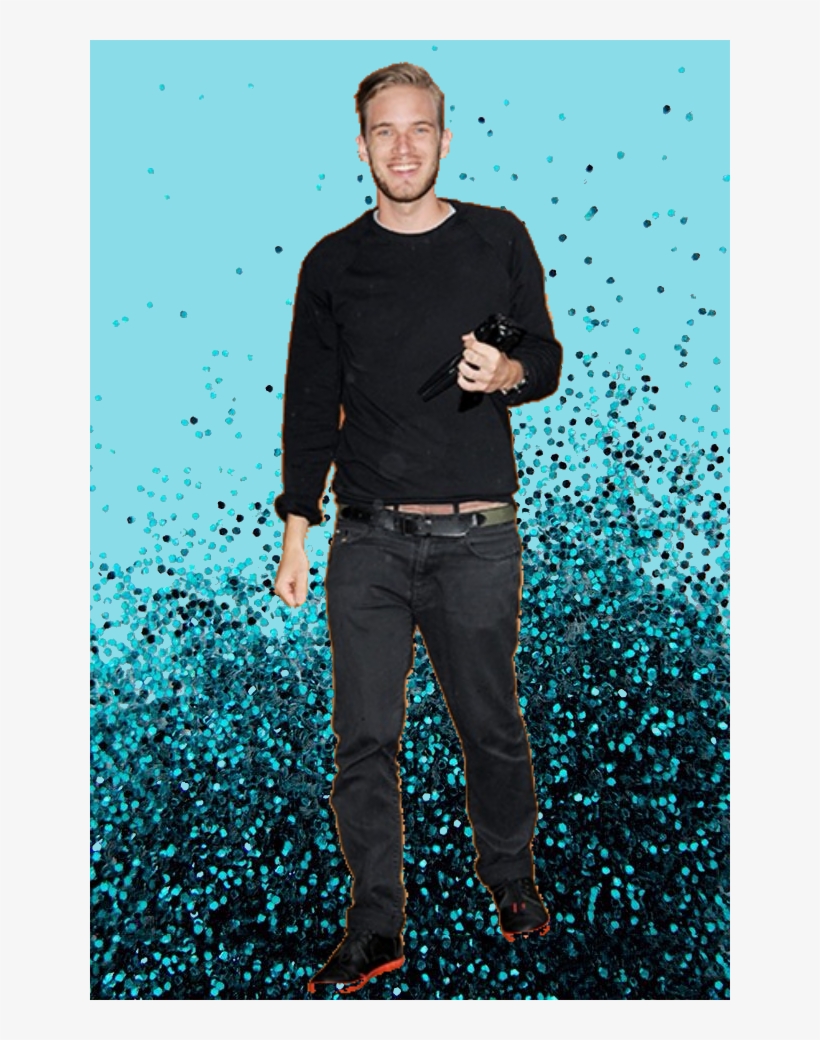 Felix Kjellberg - Bb3 - Bb1 - Purple Ombre Glitter Background, transparent png download