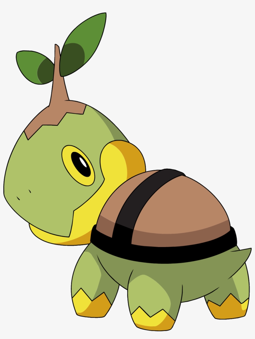 387turtwig Dp Anime - Pokemon Turtwig Png, transparent png download