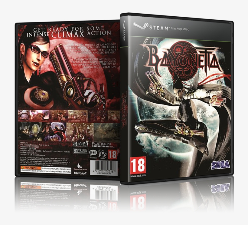Bayonetta - Box - Front Bayonetta - Box - 3d - Game-press Bayonetta - E-book, transparent png download