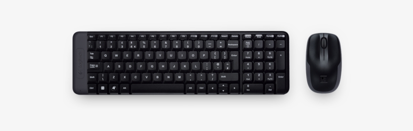 Mouse E Teclado Png - Mk215 Logitech, transparent png download