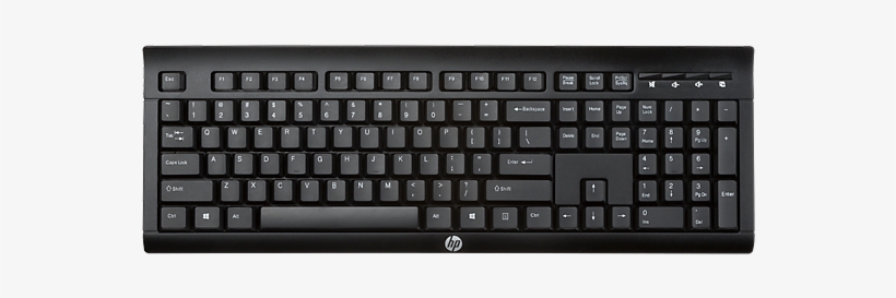Hp K2500 Wireless Keyboard - Hp Keyboard K2500, transparent png download