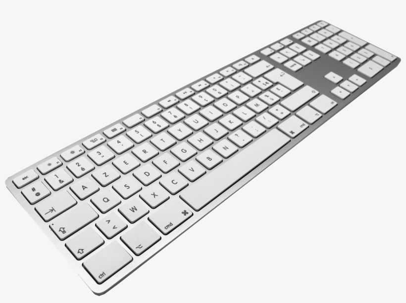Moreover, Its' Number Pad And Feature Keys Enable You - Usb Keyboard Cherry Strait 3.0 Silver, White Splashproof, transparent png download
