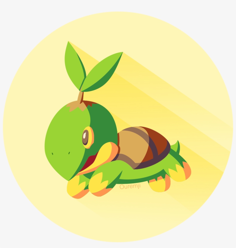 Turtwig By Ouremji - Illustration, transparent png download