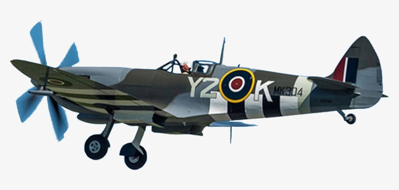 The Y2-k Spitfire Returned To Comox For A Visit - Monoplane, transparent png download