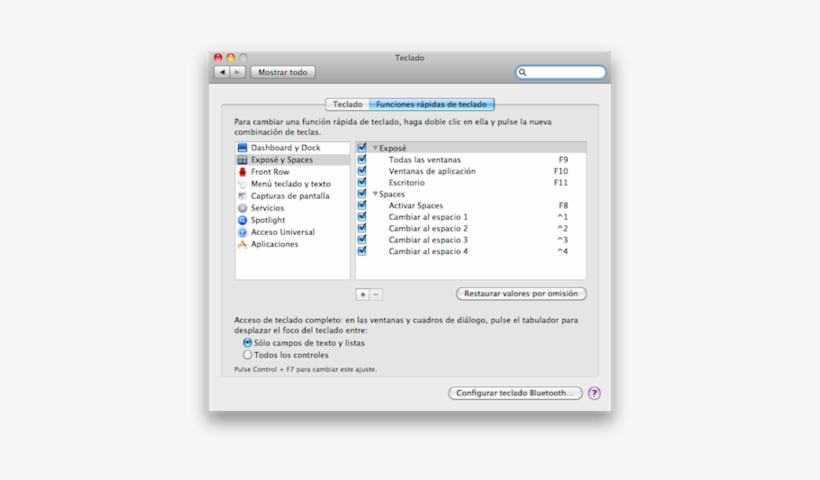 Accsos Directos Teclado - Mac, transparent png download