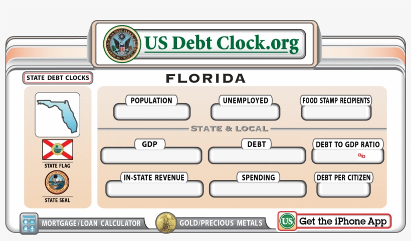 Debt Clock, transparent png download