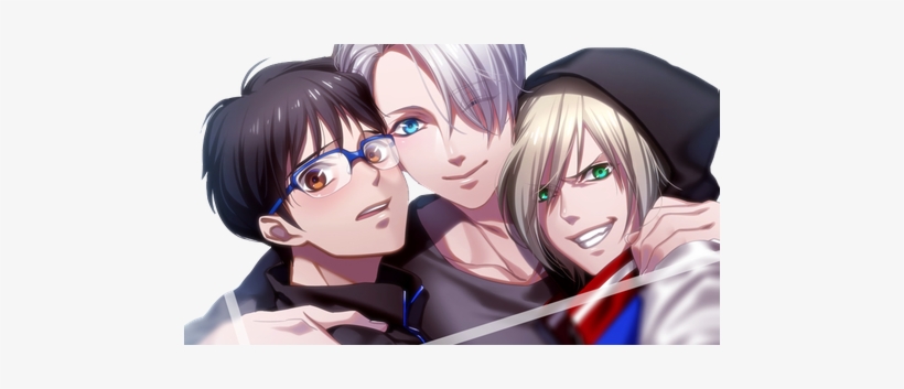 Animes E Yuri On Ice-foreverblr - Yuri Plisetsky Yuri Katsuki Viktor Nikiforov Au, transparent png download