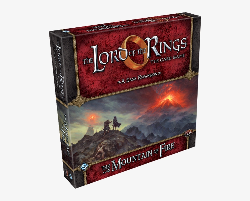 Mountain Of Fire Box - Lord Of The Rings Lcg: Mountain Of Fire Saga Expansion, transparent png download