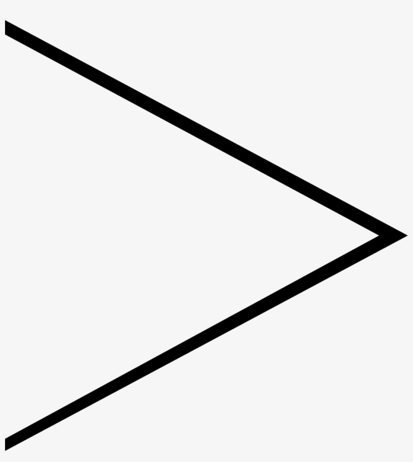 Border Arrow Right - Right Arrow Thin Png, transparent png download
