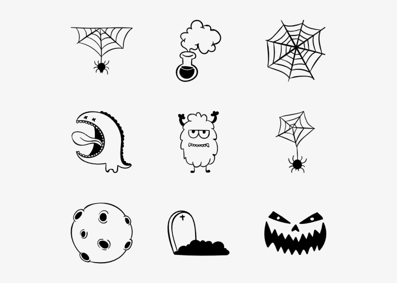Handmade Halloween Icons - Mens The Sipder And The Net Stylish Cotton Tshirt Short, transparent png download