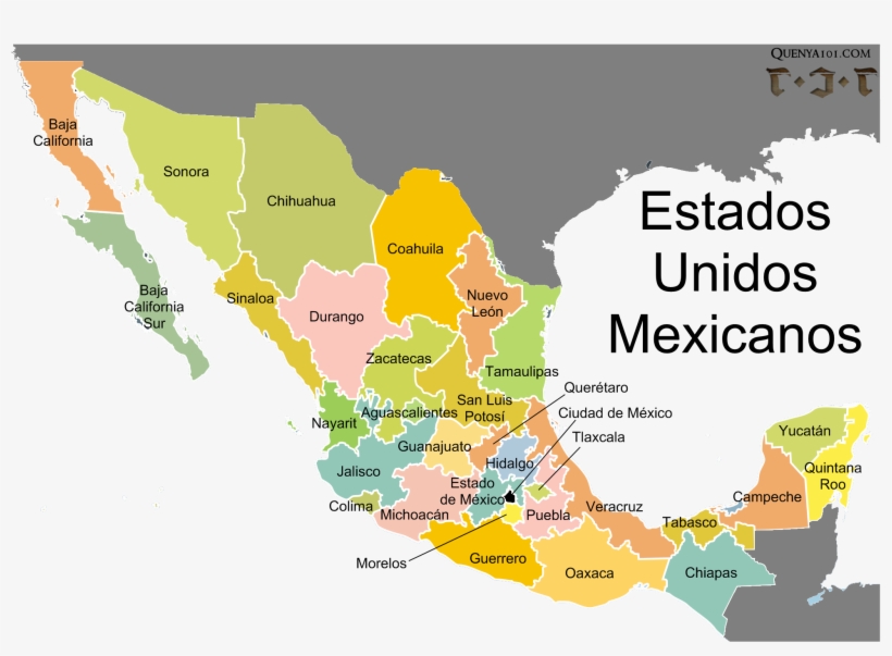 1348 Pixels - De Los Estados Mexicanos, transparent png download