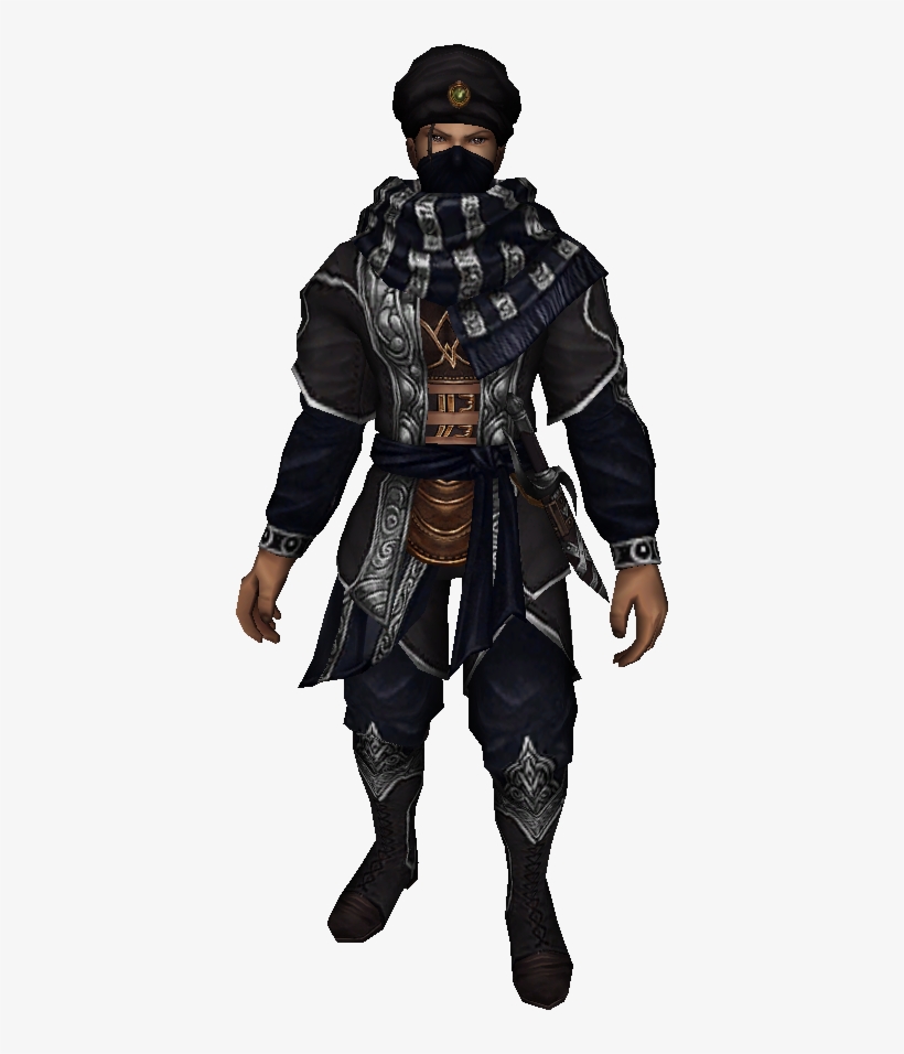 Ninja Black Desert Warrior - Black Desert Ninja Png, transparent png download