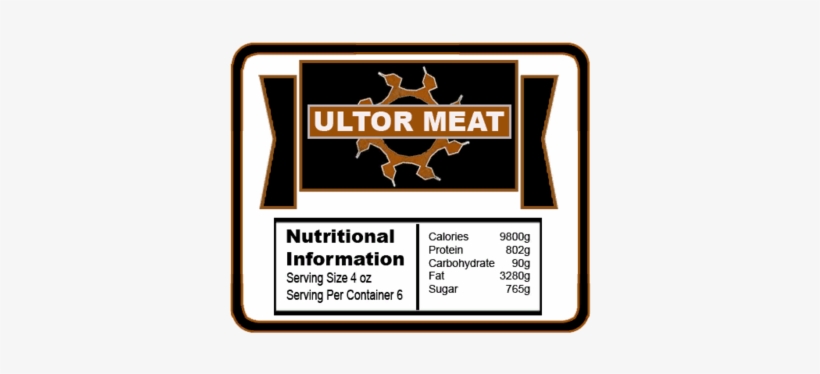 Ultor Meat Label - Meat, transparent png download